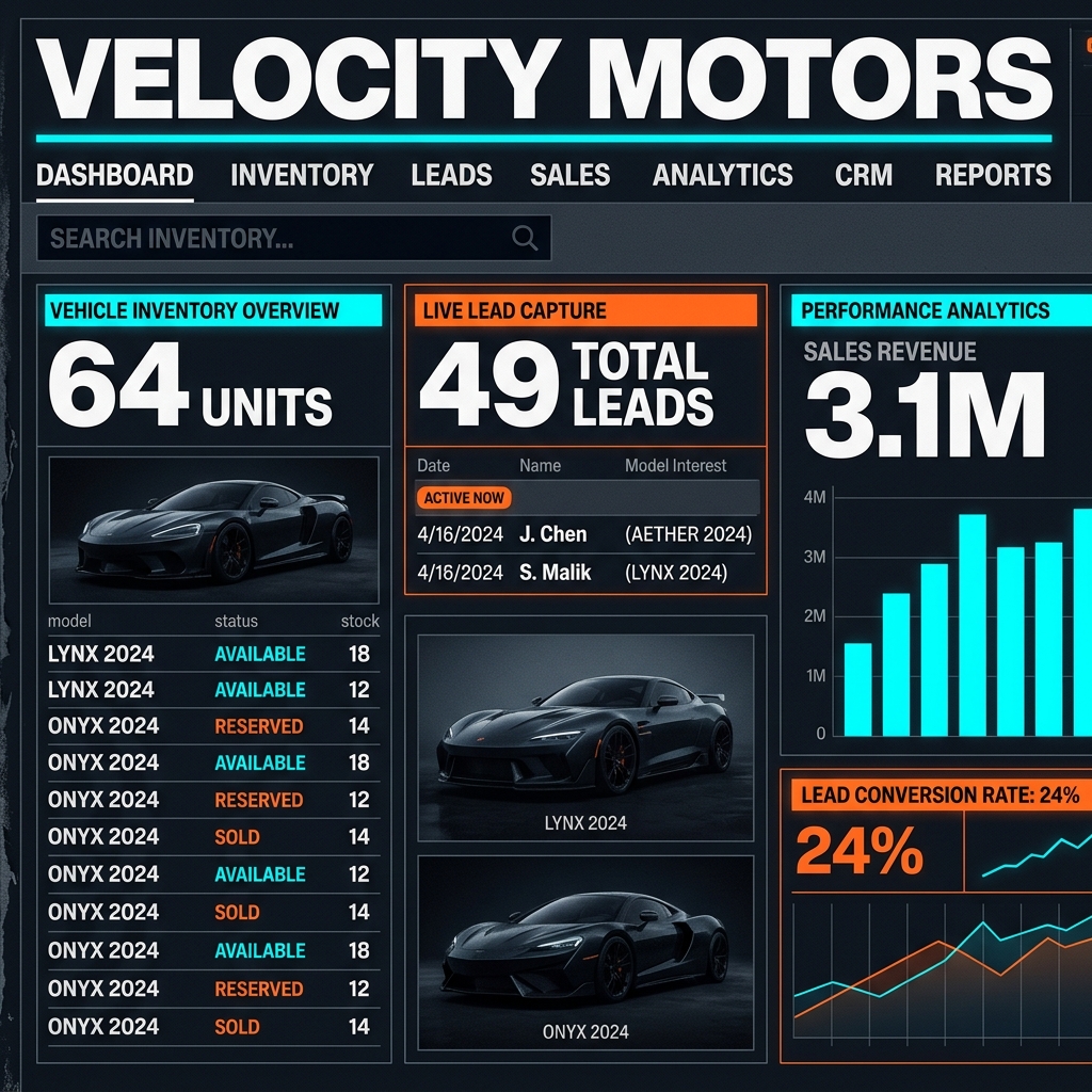 Dealership Analytics Dashboard