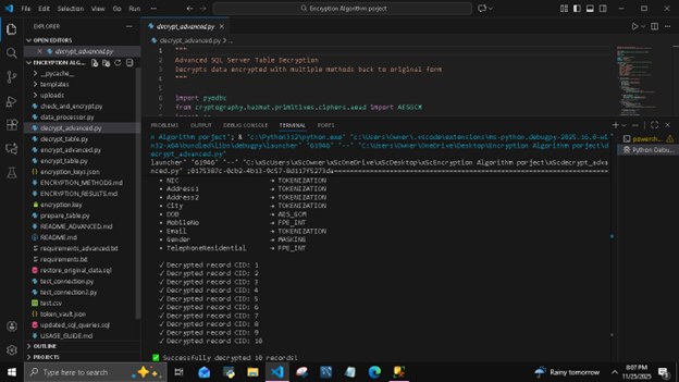 Financial Analysis View 6